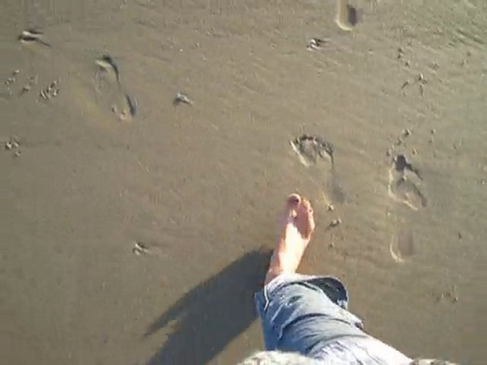 Marcher dans le sable...
