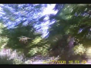 Walkera V120D01 - Vol au parc de la gare de Millau avec vent