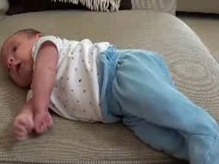 Andrew rolling over at 28 days