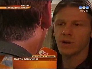 Martín Demicellis hablando en Alemán