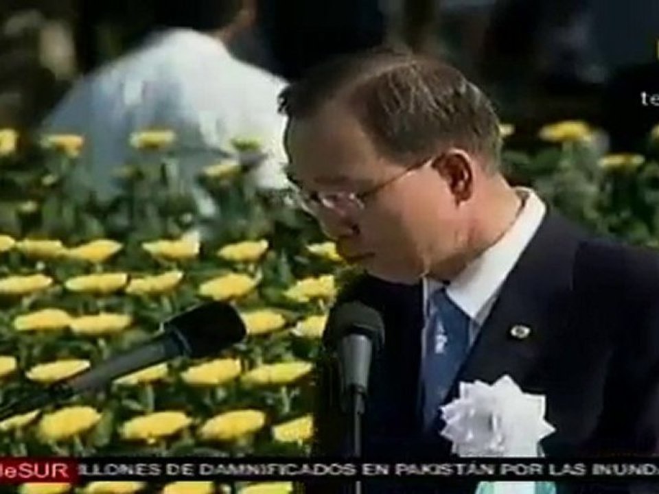 Conmemoran 65 aniversario de ataque nuclear contra Hiroshima