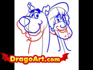 How to draw Scooby and Shaggy, step by step