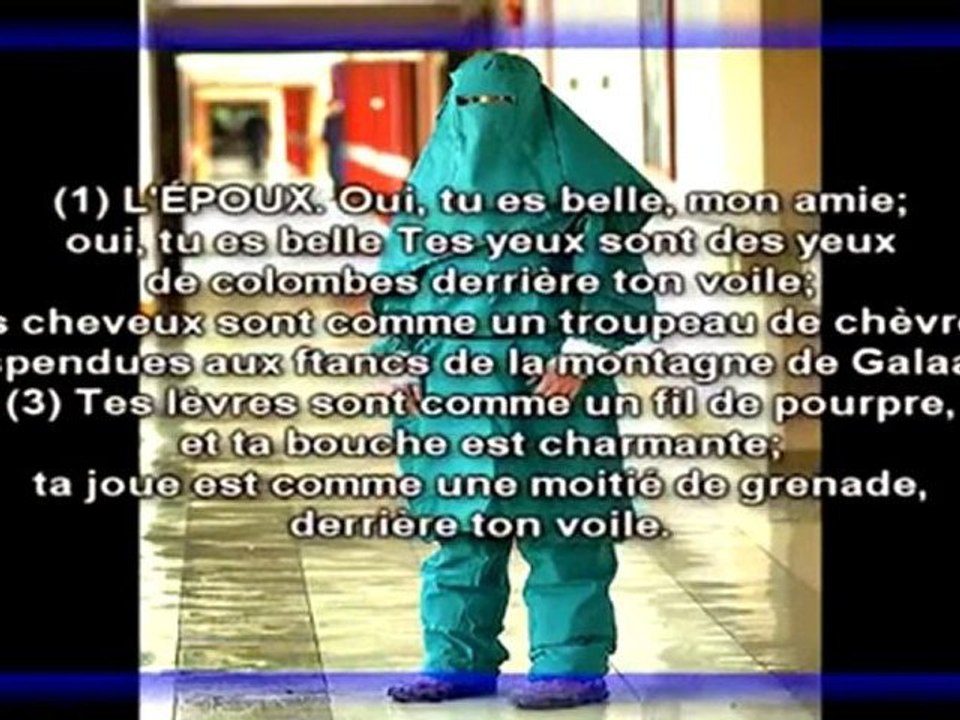 LE NIQAB MENTIONNE DANS LA BIBLE !