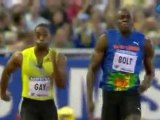 Tyson Gay stuns Usain Bolt in the Stockholm 100m