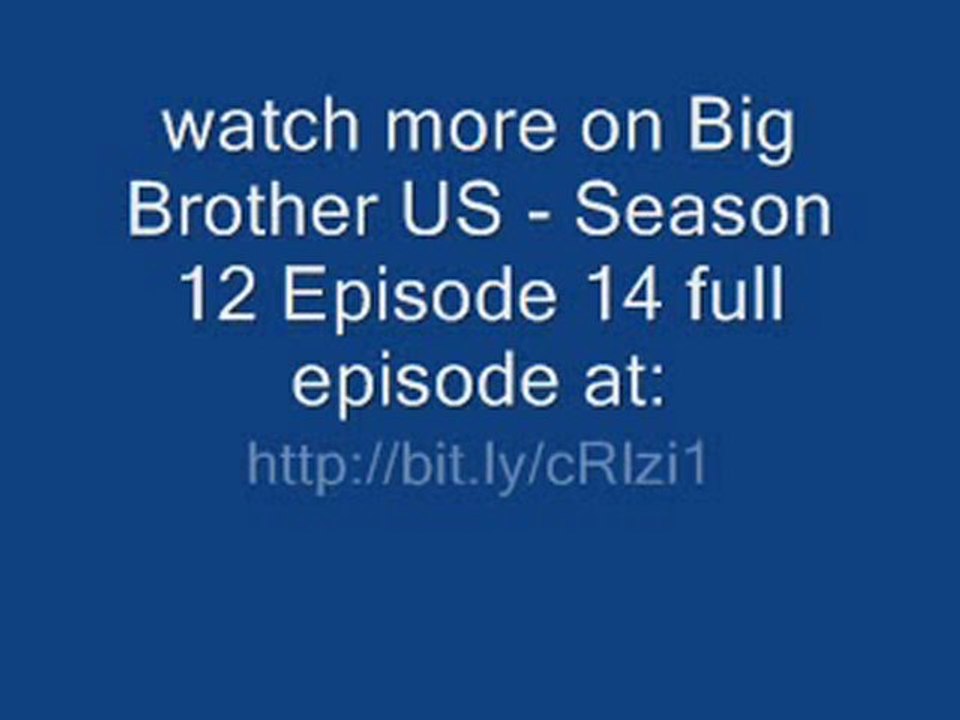 Watch Big Brother US - Season 12 Episode 14  Mega video
