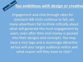 5 Sins of an Accomplished Media Buyer