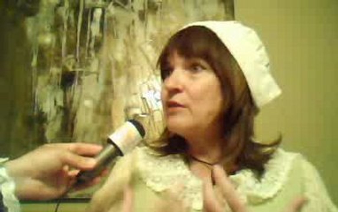 Gaétane Breton en direct des fêtes de la Nouvelle-France