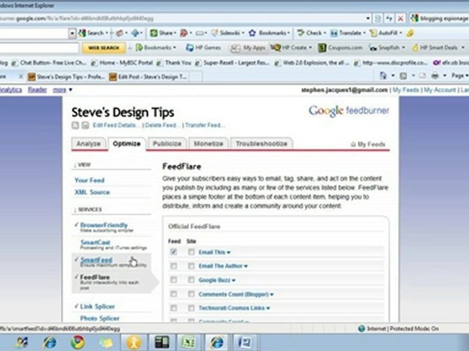 Feedburner Optimization - Getting Started! (HD)