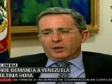 Uribe presenta demandas contra Chávez y Venezuela