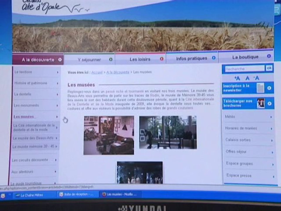 Calaisis TV: Nouveau site internet pour l office de tourisme