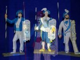 Collection de figurines de jouteurs à Sète