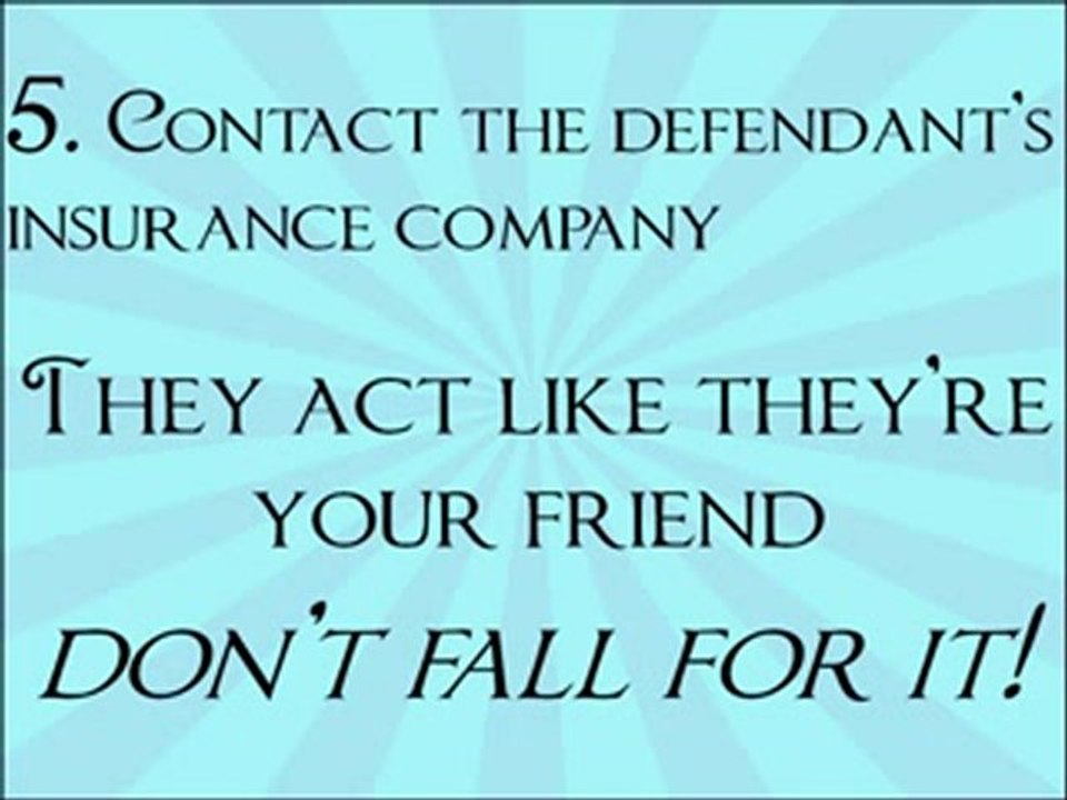 Tip 5: Settle Own Fairfax Accident Case - Contact Insurance