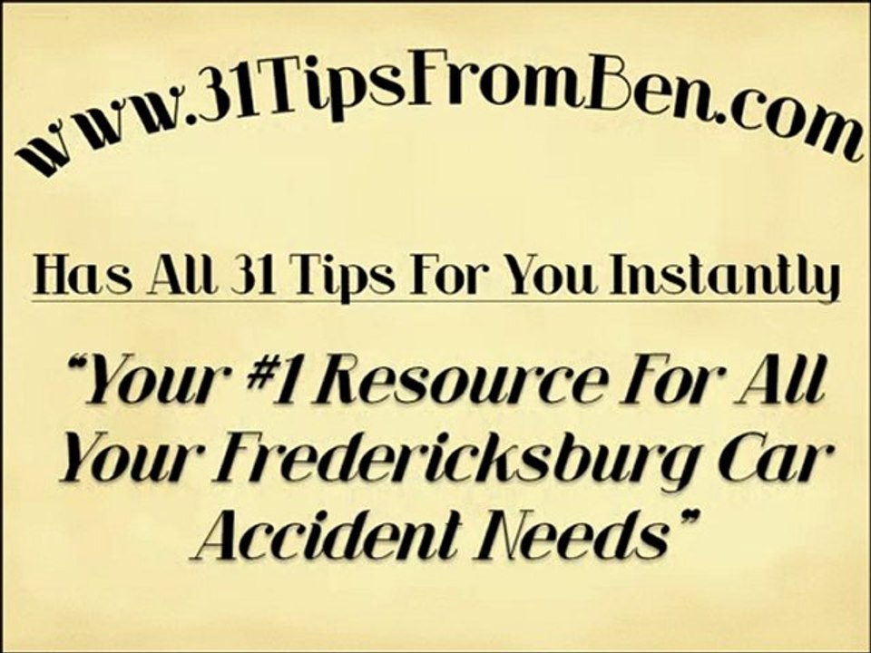 Tip 7 Settle My Fredericksburg Accident Case, How Much Insu