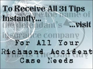 Tip 3 Settle Own Richmond Accident Case: Driver's Insurance