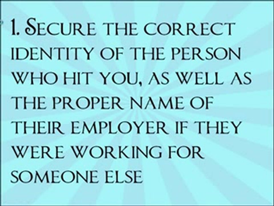 Tip 1 to Settle My Fairfax Accident Case - Get Identity