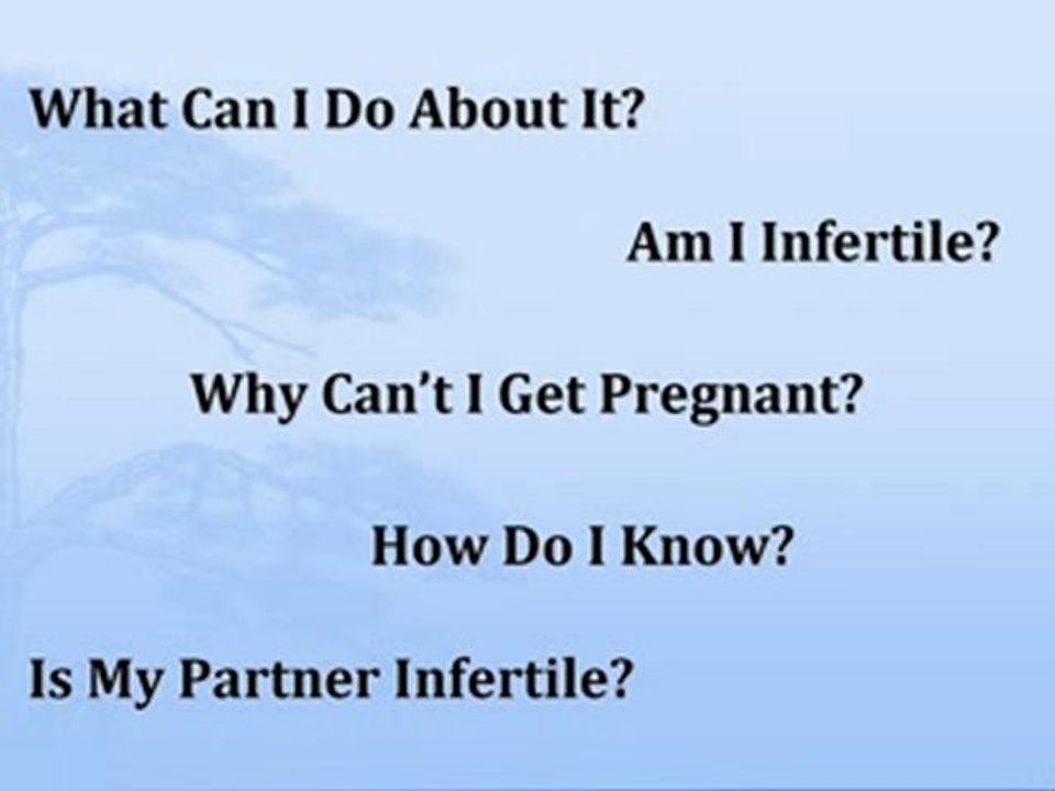 Address Your Infertility Without a COSTLY Doctors Visit