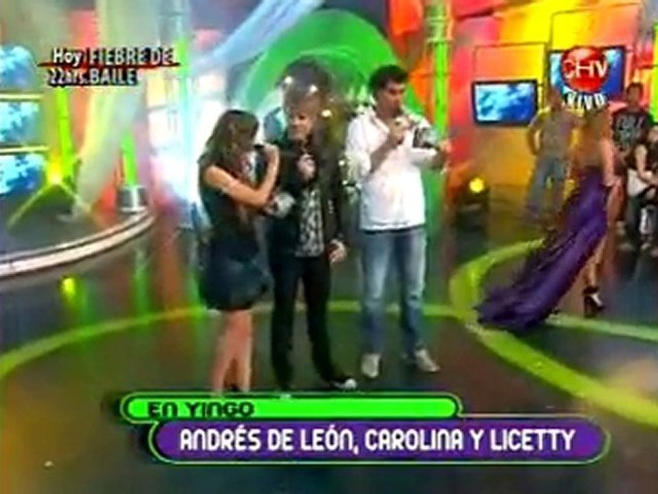 yingo  ¡Andrés de León cantando con licetty y caro mestrovic