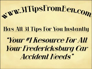 Tip 2: Settle Own Fredericksburg Accident Case Get Witnesse