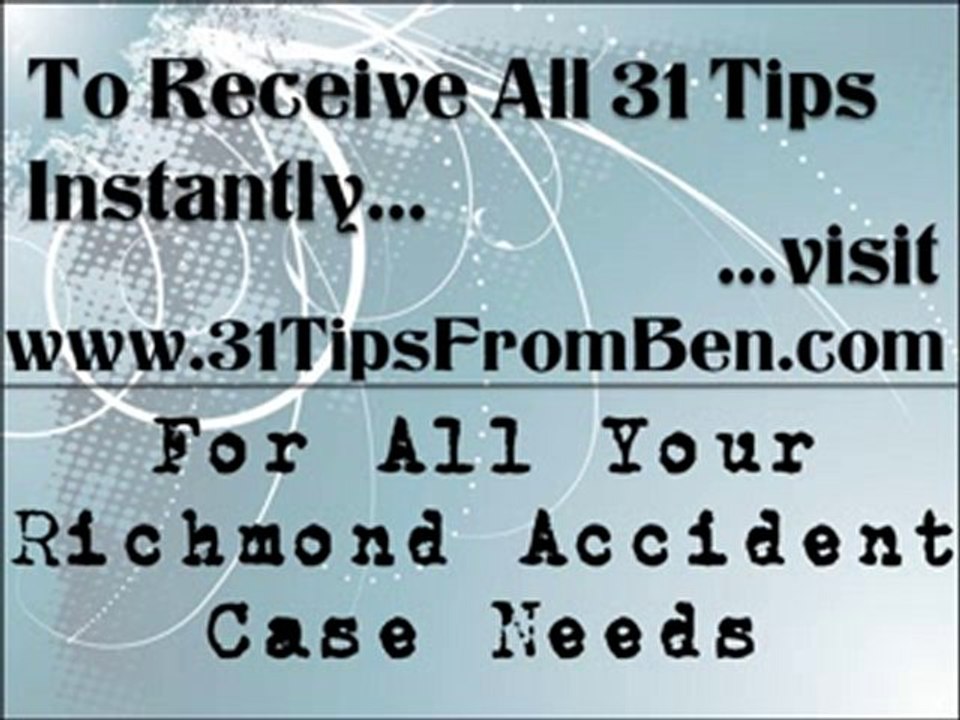 Tip 1 Settle Own Richmond Accident Case: Get Driver Identit