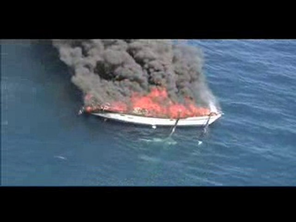 Coast Guard Responds to Boat Fire