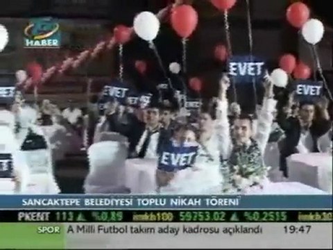 Sancaktepe Belediyesi-Toplu Nikah Töreni-Tgrt Haber