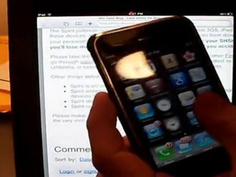 Spirit Jailbreak 4.0/3.1.3/3.1.2/3.2 iPad iPhone iPod ...