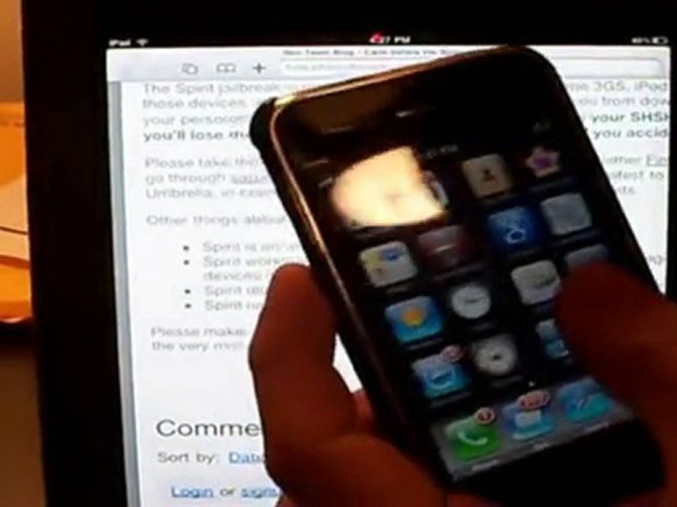 Spirit Jailbreak 4.0/3.1.3/3.1.2/3.2 iPad iPhone iPod ...