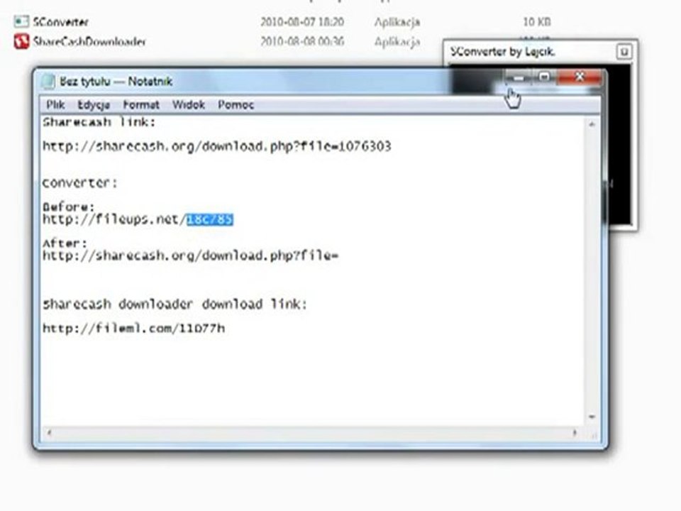 ShareCash Downloader (Using Free Premium ACC)