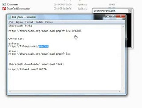 Sharecash downloader - using premium account - working ...