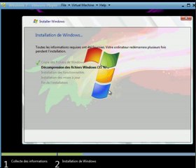 Installation de windows seven titan 1ere partie