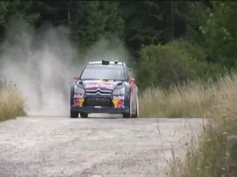 Ogier et Räikkönen en essais avec la C4 WRC