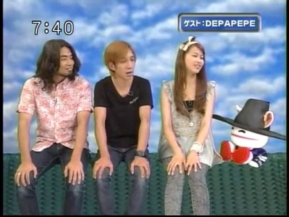 sakusaku 2010.08.09 最近スタジオでしょうもないオリジナルを作っていたDEPAPEPE登場...2/4