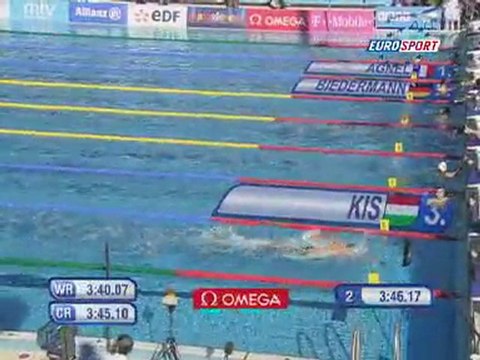 Yannick Agnel Final 400m champion d'europe