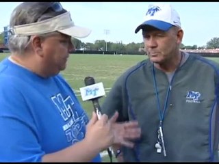 MTSU Football Practice Report Aug 8, 2010