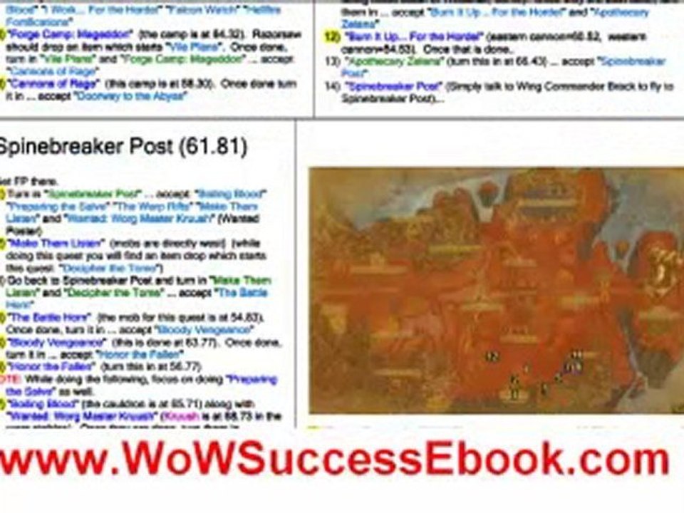 World of Warcraft Fast levelling Guide