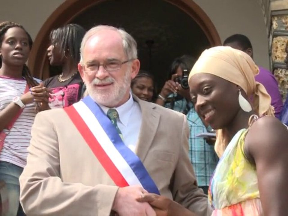 L'athlète Myriam Soumaré fêtée à Villiers-le-Bel