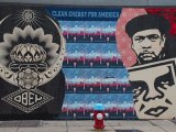 Shepard Fairey Street Mural