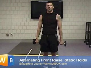 Front Raises Dumbbell