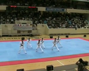 taekwondo démo équipe coréenne à coubertin part 2