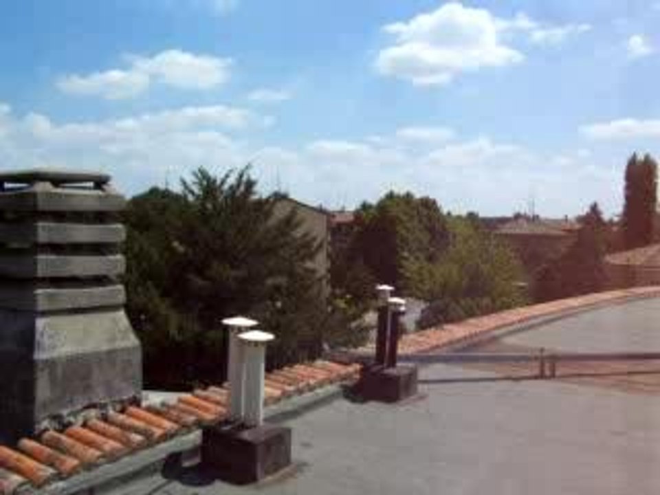 on the roof