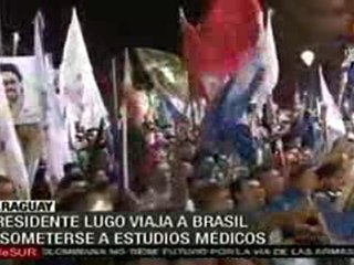 Presidente Lugo se someterá a estudios médicos en Brasil