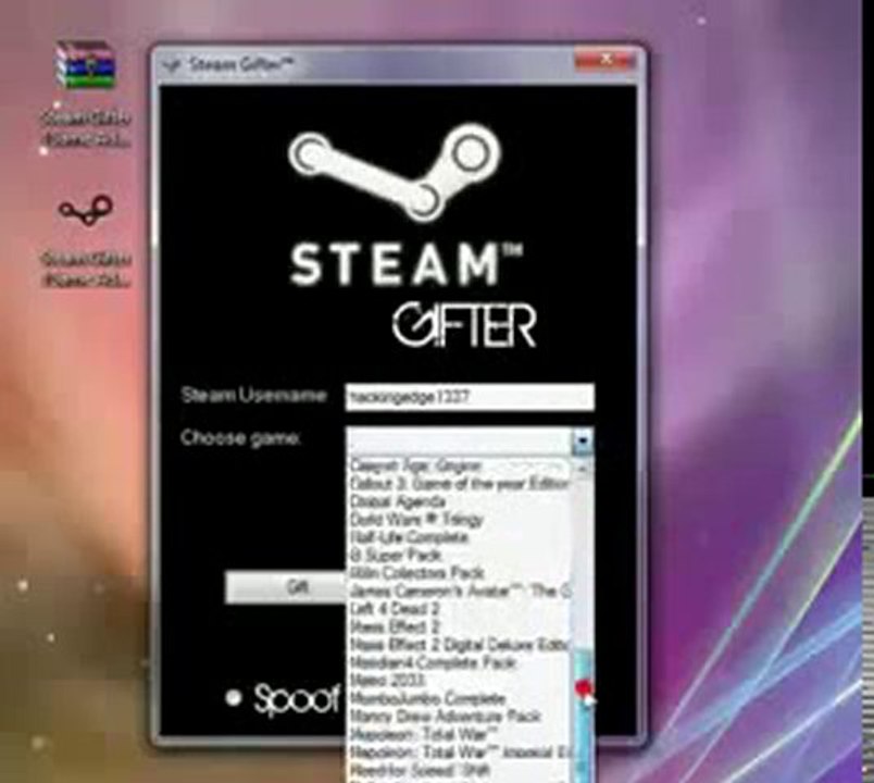 Steam Game Adder/Hack/Gifter*No PASSWORD*Updated 6/18
