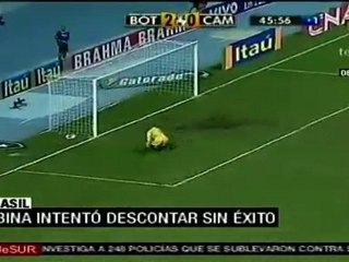 Botafogo venció por goleada al Atlético Mineiro