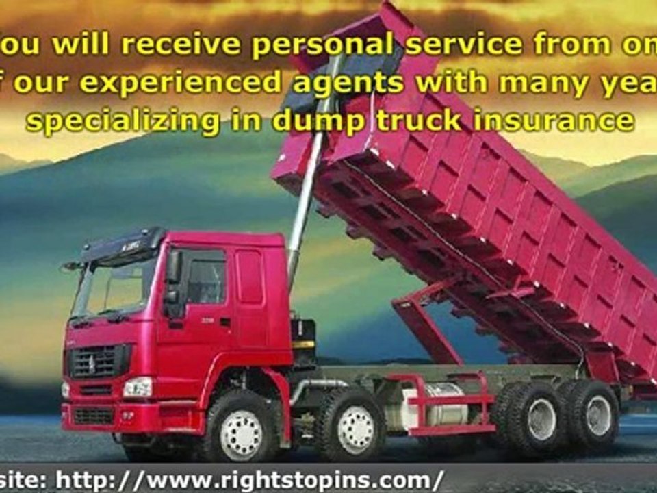 Dump Truck Insurance