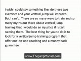 Increase Vertical Jump through the main exercise for jump p