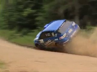 Rally BDC Pat Richard and Alan Ockwell Subaru Crash 2010