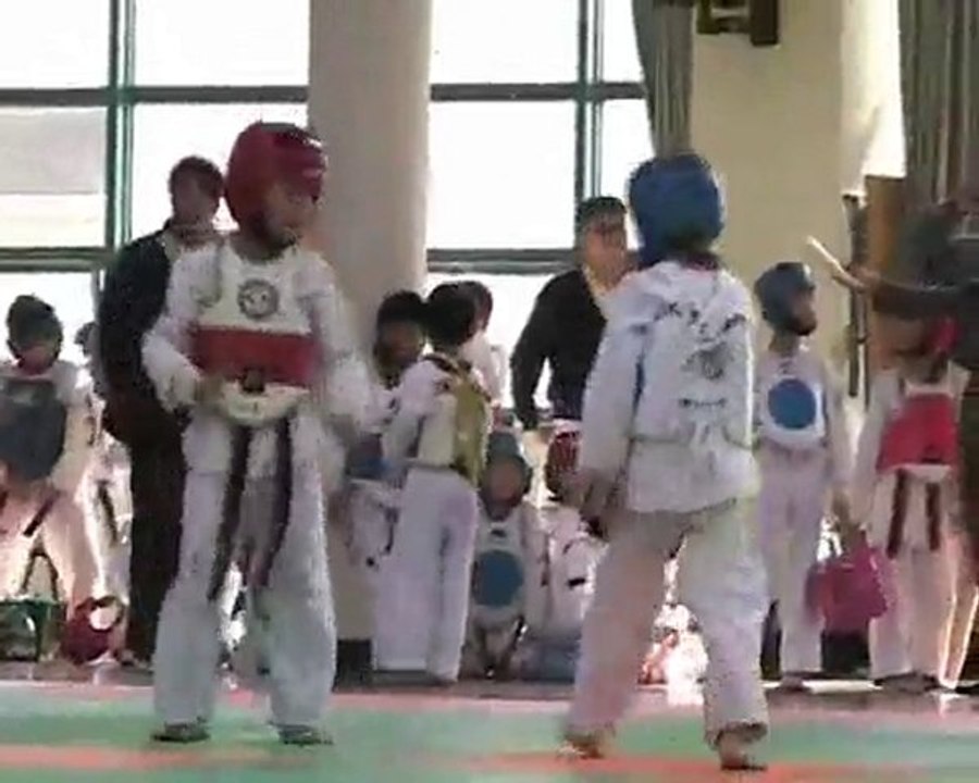 taekwondo combats enfants korea