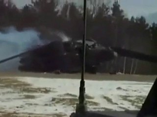 AH-64 Apache Shoot Down By Roof Zing Iraqi Insurgent