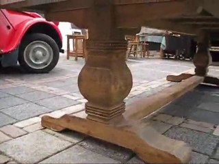 Kloostertafel | Kasteeltafel | Oud hout | Uniek