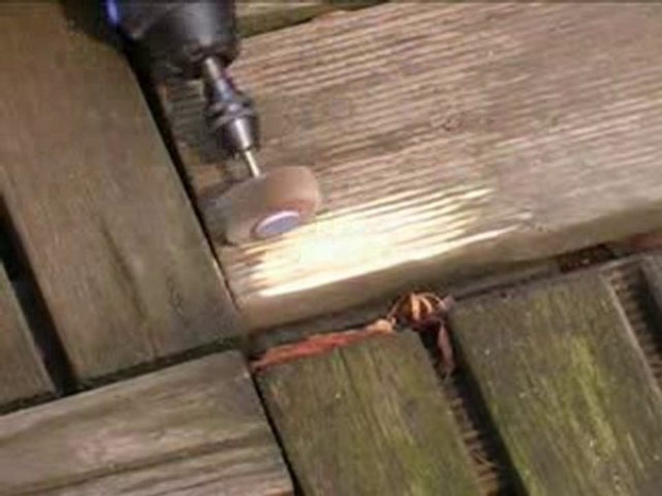 Dremel Yelpaze Zımpara Diski Çalışma Örneği - Dremel 502-504